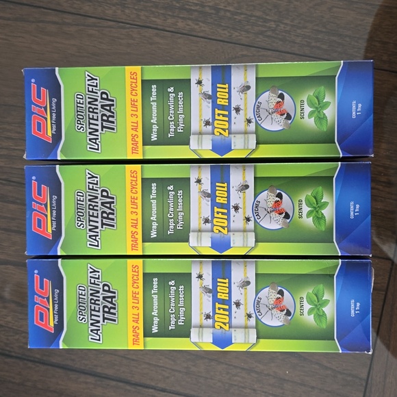 PIC Spotted Lantern Fly Trap, 1 Roll 20ft Roll Each,Flying Insect Trap,Glue Trap - Picture 1 of 11